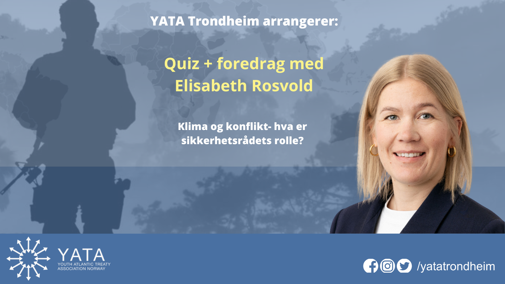 29. mars: Quiz og foredrag – klima og konflikt