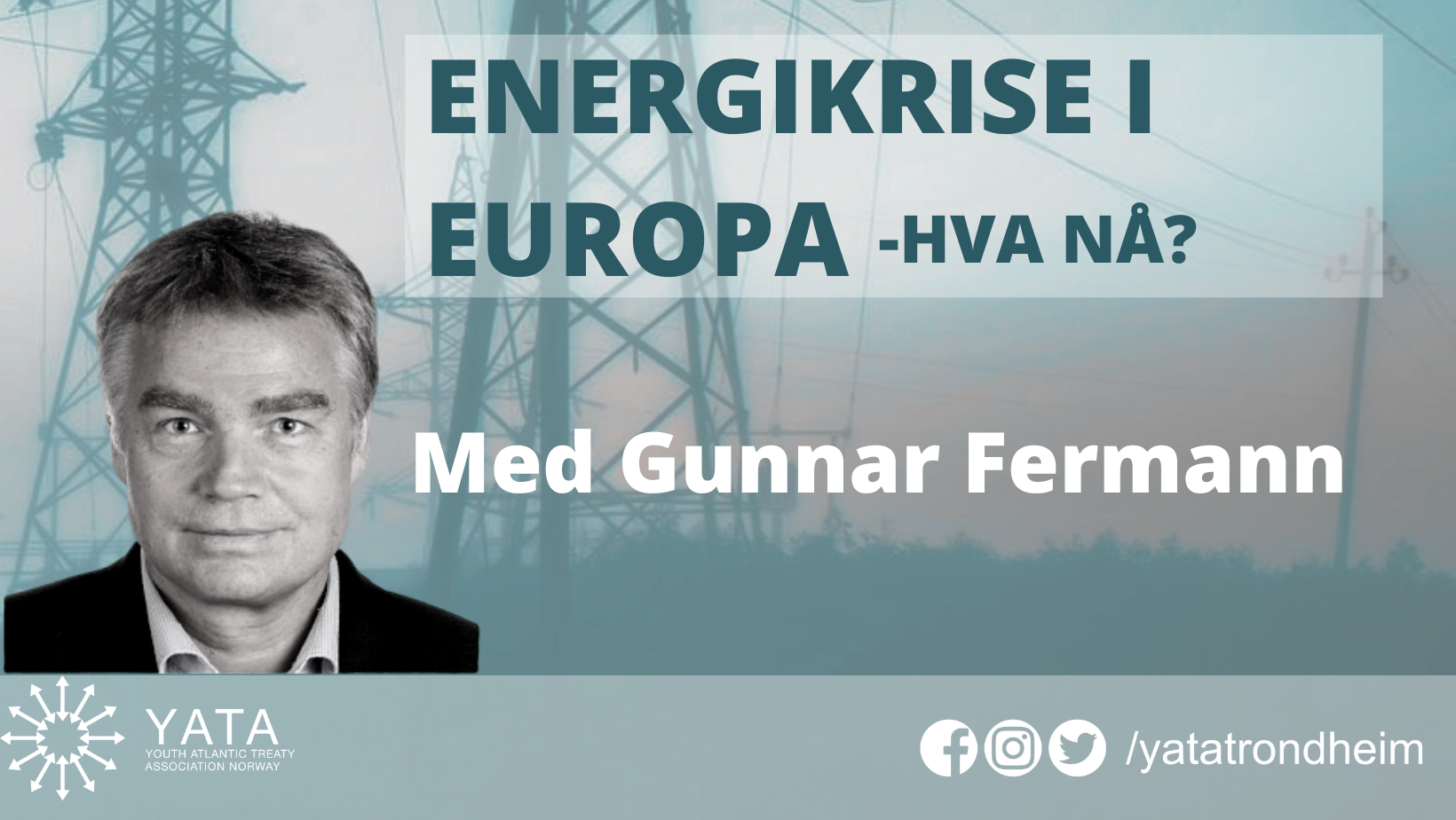 9. November. Energikrise i Europa – Hva nå?