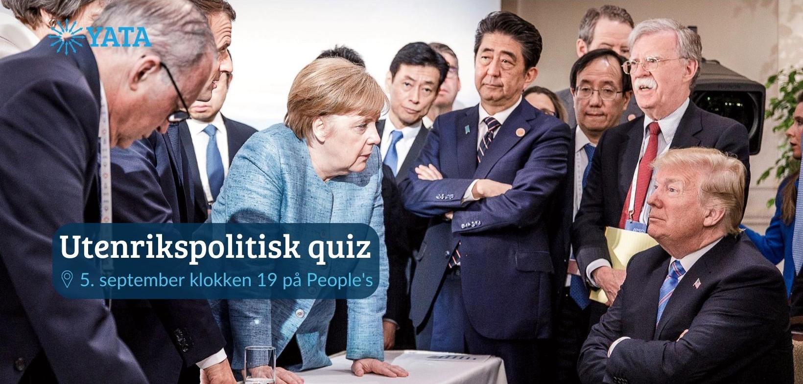 5. september – Utenrikspolitisk quiz