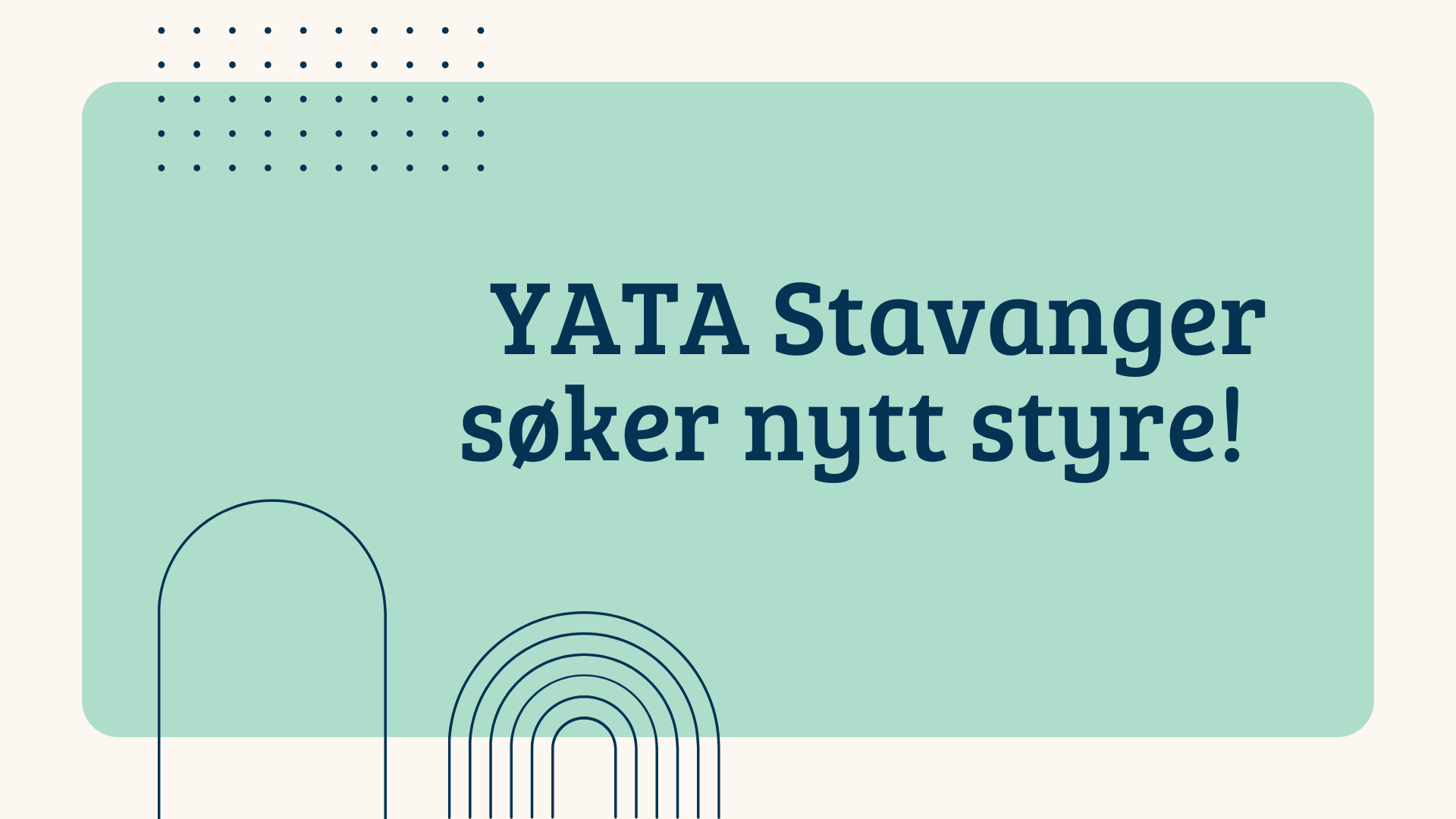 Søk styreverv i YATA Stavanger!